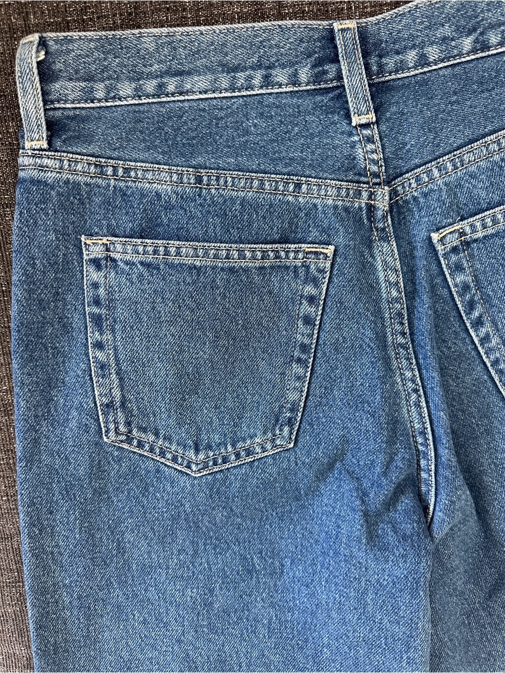 COS Tapered Leg High Rise Ankle Jeans Blue Denim Size 26 - Picture 9 of 13